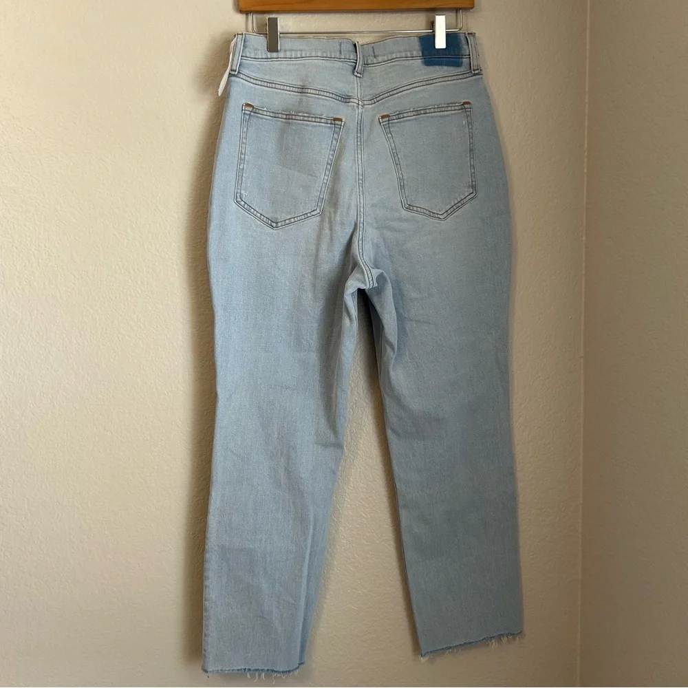 NWT, Abercrombie & Fitch Curve Love The Ankle Straight Ultra High Rise Jeans, 30 - Picture 5 of 11